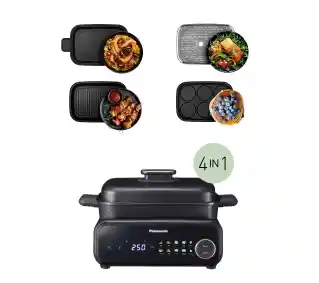 PANASONIC Multicooker NF-GM400KXE 4 w 1 Czarny