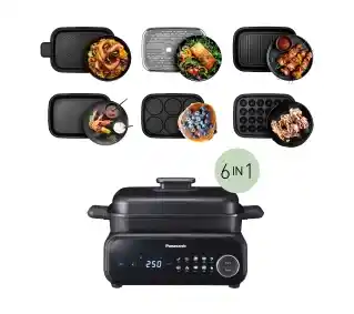 Panasonic NF-GM600KXE 1400W 2,5l Ruszt do gotowania na parze Multicooker