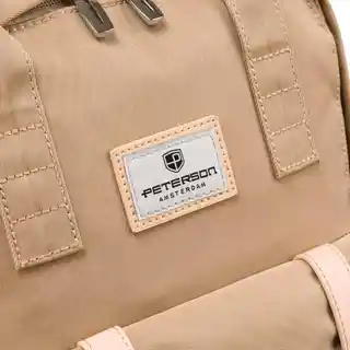 Peterson Plecak damski PTN 79905 beżowy