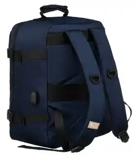 Peterson Plecak do samolotu 40x30x20 Wizzair Ryanair z USB granatowy