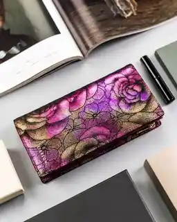 Peterson Portfel skórzany PTN 421431-MD fioletowy