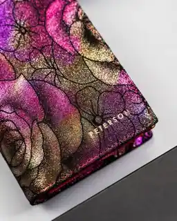 Peterson Portfel skórzany PTN 421431-MD fioletowy