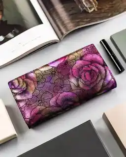 Peterson Portfel skórzany PTN 421431-MD fioletowy