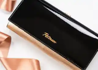 Peterson Portfel skórzany PTN LJ-721 czarny