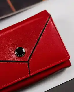 Peterson Portfel skórzany PTN RD-02-GCL-Y czerwony