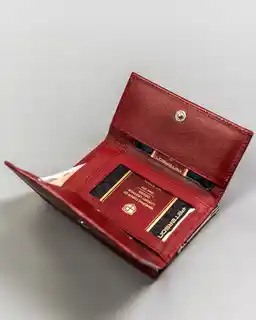 Peterson Portfel skórzany PTN RD-18-GCLS czerwony