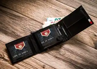 Peterson Zestaw prezentowy skórzany PTN ZM41 czarny