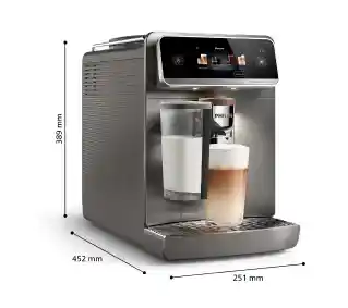 Philips 8000 LatteGo Pro Café Aromis EP8757/92 Kawa na zimno Szerokość 25,1cm Ekspres ciśnieniowy
