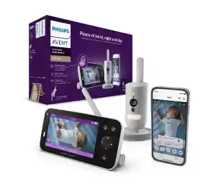 Philips-avent Niania elektroniczna PHILIPS Avent SenseIQ Full HD śledzi oddech SCD971/26