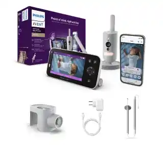 Philips-avent Niania elektroniczna PHILIPS Avent SenseIQ Full HD śledzi oddech SCD971/26