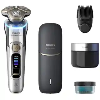 Philips Golarka seria i9000 Prestige SkinIQ Pro XP9404/46 na mokro i sucho srebrna