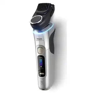 Philips Golarka seria i9000 Prestige SkinIQ Pro XP9404/46 na mokro i sucho srebrna