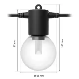 Philips Hue Girlanda ogrodowa Festavia 7 m