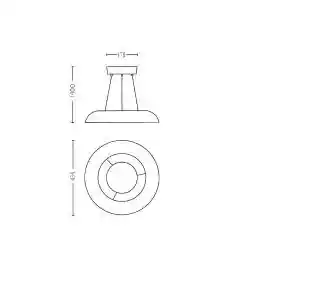Philips Hue White Ambiance Amaze 929003054901 Czarny Oprawa wisząca
