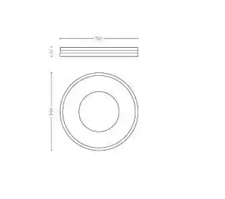 Philips Hue White Ambiance Being 929003055101 Czarny Lampa sufitowa