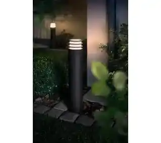 Philips Lucca Hue Post Anthractive 17403/93/P0 Zewnętrzna latarnia