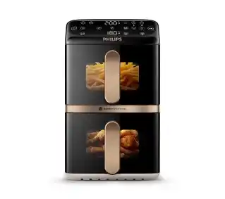 Philips Ovi Stacked Dual Basket NA462/80 2750W 10l Aplikacja mobilna Air fryer