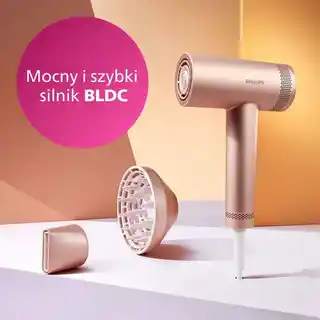 Philips Suszarka do włosów ThermoShield Advanced jonizacja 1400W BHD837 10