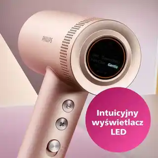 Philips Suszarka do włosów ThermoShield Advanced jonizacja 1400W BHD837 10