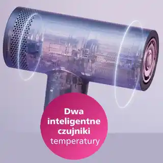 Philips Suszarka do włosów ThermoShield Advanced jonizacja 1400W BHD837 10