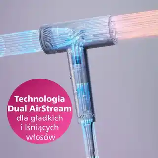Philips Suszarka do włosów ThermoShield Advanced jonizacja 1400W BHD837 10