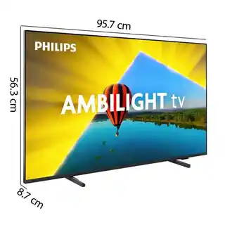 Philips Telewizor 43PUS8079 43 cale LED 4K Titan OS Ambilight 3 Dolby Atmos HDMI 2.1