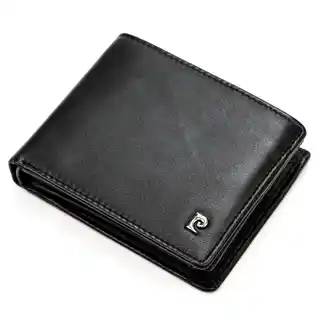 Pierre Cardin duży portfel męski YS603 324 skórzany składany czarny
