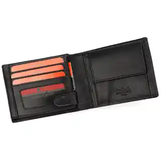 Pierre Cardin duży portfel męski YS603 324 skórzany składany czarny