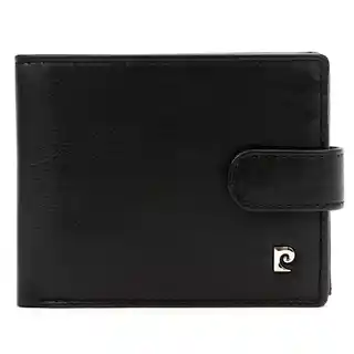 Pierre Cardin Oryginalny Czarny Portfel Męski Skórzany Duży RFID Secure