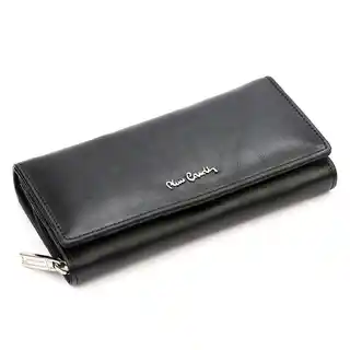 Pierre Cardin Portfel damski skórzany 06 ITALY 106 Czarny