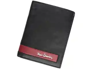 Pierre Cardin Portfel skórzany czarny 330 TILAK26 CZA plus CZER