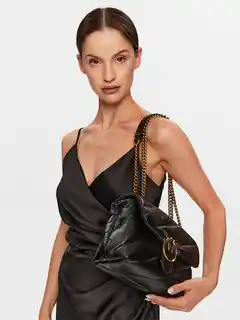 Pinko Torebka Love Classic Puff Cl AI 23-24 Pltt 100038 A0F2 Czarny