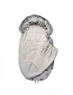 Pinokio śpiworek zimowy w liski WINTER 0-24, polar, ocieplina, rozmiar 0-24 miesiące