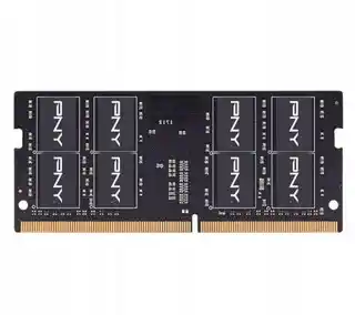 Pny DDR4 16GB 2666 CL19 SODIMM Czarny Pamięć SO-DIMM MN16GSD42666