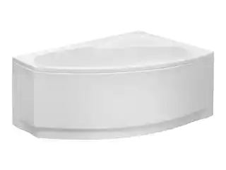 Polimat Frida Wanna narożna asymetryczna 150x90 cm wersja lewa biała 00283