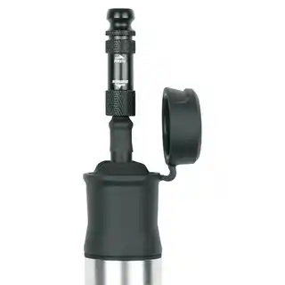Pompka rowerowa SKS AirFlex Explorer, 100 psi, kompaktowa, lekka, stalowa, szybki zawór, czarna