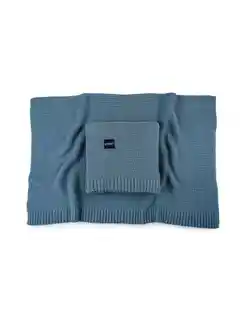 Poofi Kocyk bambusowy Pure Ocean Blue