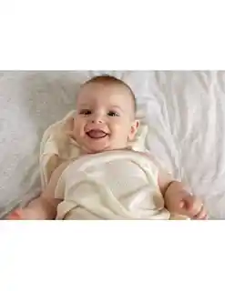 Poofi Lekki kocyk bambusowy Jasny szary