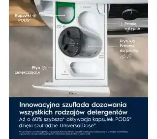 Electrolux pralka 800 UltraCare EW8F3614QP 10kg 1600obr/min zdalne sterowanie