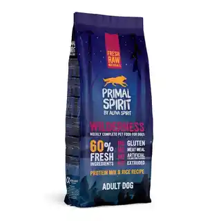 Primal Spirit Wilderness karma dla psa kurczak wieprzowina ryba 12 kg