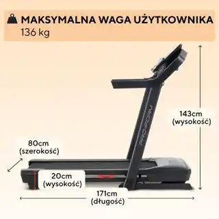 Proform Bieżnia elektryczna Carbon TL PFTL59725-INT 1912W 16km/h