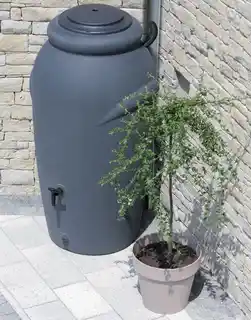 Prosperplast Zbiornik na deszczówkę deszczownica AQUA CAN 210L- antracytowy