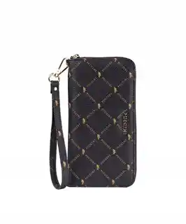Puccini Portfel Damski Duży Skóra Ekologiczna Brązowy Monogram PLXP0313 2