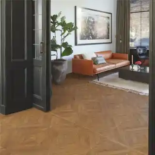 Quick Step Impressive Patterns Dąb Chevron Brązowy IPA4162 panele laminowane AC4 8mm