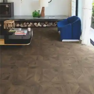 Quick Step panele laminowane Impressive Patterns Dąb królewski ciemno-brązowy IPA4145 AC4 8mm