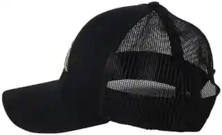 Quiksilver Czapka z daszkiem AQYHA04793 czarna męska, bawełniana, regulowana, kolekcja Grounder, trucker