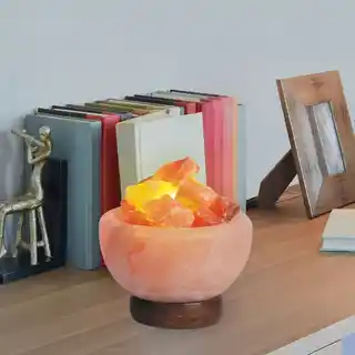 Rabalux Dekoracyjna lampa stołowa solna FUJI 4097