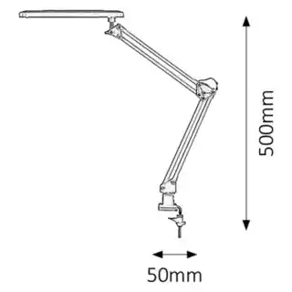 Rabalux Lampa biurkowa na wysięgniku LED 6W RAUL 4419