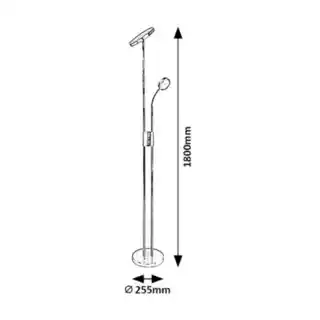 Rabalux Lampa podłogowa LED 18,5W/4,5W OPHUS 3240