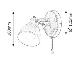 Rabalux Lampa reflektor spot VIVIENNE 5966